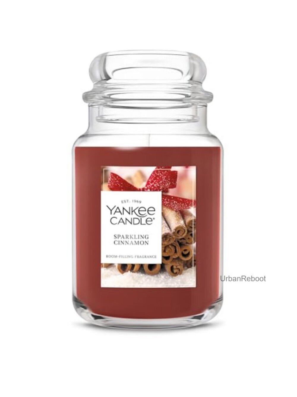 Yankee Candle Large Jar Candle 22oz Sparkling Cinnamon Scented